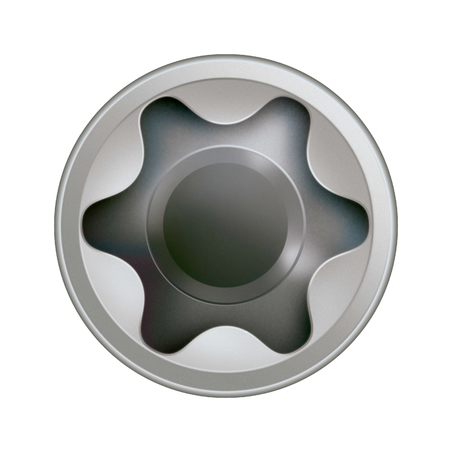 1 x SPAX Terrasschroeven cilindrische kop TORX T25 5X80 RVS A2