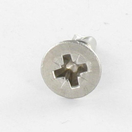 1 x Zelfborende schroef RVS A2 gefreesde kop Pozi 3,5X25