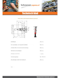 Plug DUOBLADE Fischer met Haak rond 2
