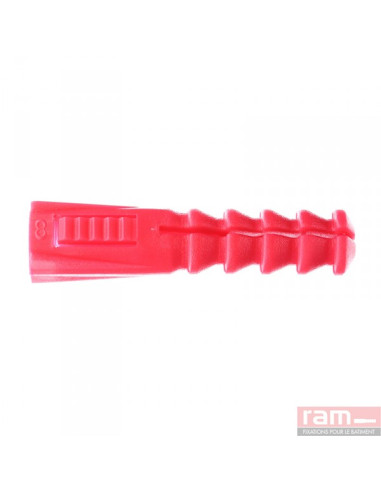 1 x Plug POLYETHYLEEN RAM R 8X39 zonder kraag