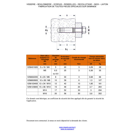1 x Plug Messing 5X16 M4