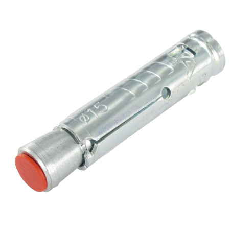 1 x Plug metaal Fischer TAM12 M12X86 Wit verzinkt staal