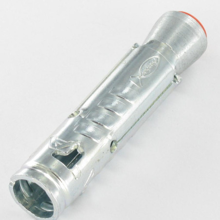 1 x Plug metaal Fischer TAM12 M12X86 Wit verzinkt staal