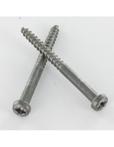 1 x Houtschroeven ronde kop Pozi PZ7 5X16 Ruw...