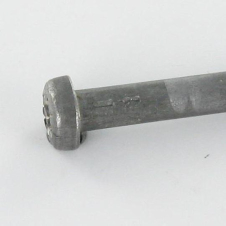 1 x Houtschroeven ronde kop Pozi PZ7 5X16 Ruw staal