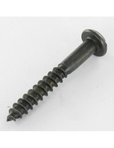 1 x Houtschroeven ronde kop split 4X20 Zwart...
