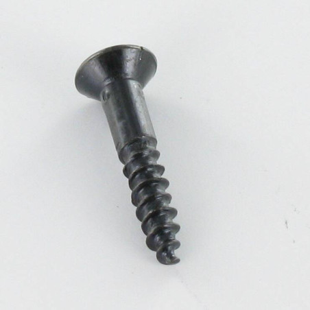 1 x Houtschroeven gefreesde bolkop Pozi PZ7 3,5X20 Zwart gegalvaniseerd staal