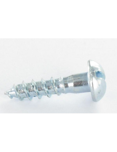 1 x Houtschroeven ronde kop split 2,5X16 Wit...