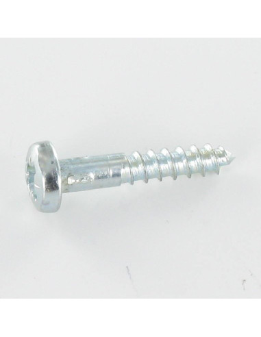 1 x Houtschroeven ronde kop Pozi PZ8 6X40 Wit...