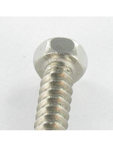 1 x Metaalplaatschroef RVS A2 zeskantkop TH 6.3X32