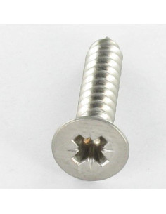 Metaalplaatschroef RVS A2 gefreesde kop Pozi 6.3X32 2