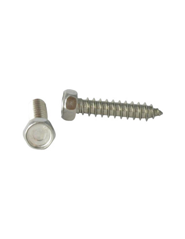 1 x Metaalplaatschroef RVS A2 zeskantkop TH 5.5X32