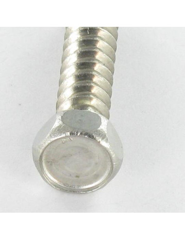 1 x Metaalplaatschroef RVS A2 zeskantkop TH 5.5X32