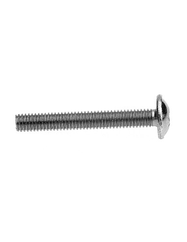1 x Schroeven Bolkop breed rond Pozi M6X18 Wit...