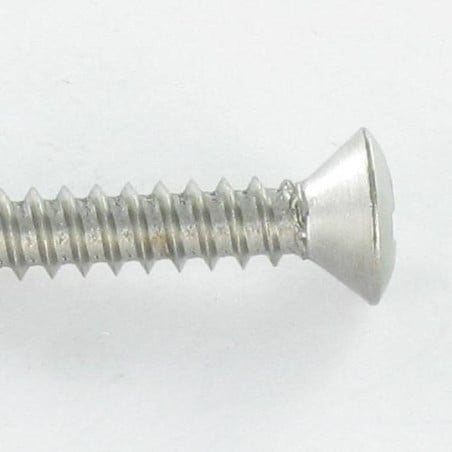 1 x Metaalplaatschroef RVS A2 gefreesde bolkop Pozi 3.9X19