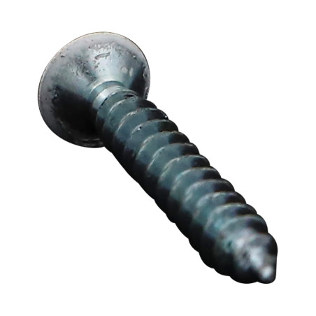 1 x PVC-schroeven 30 gefreesde kop phillips 4.3X30 Zelfborend Wit verzinkt staal RAL9010 zuiver wit