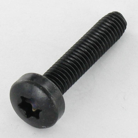 1 x Zelftappende schroef bolvormige kopschroef M4X8 TORX T20 Zwart gegalvaniseerd staal