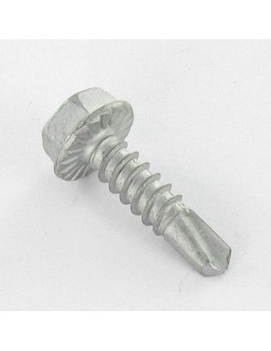 1 x Zelfborende schroef zeskantkop TH 4.8X19...