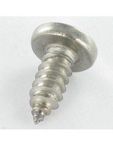 1 x Metaalplaatschroef RVS A2 bolvormige...