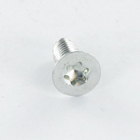 1 x Zelftappende schroef gefreesde kop M5X20 TORX T25 Wit verzinkt staal