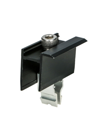 1 x Tang Bevestiging ZONNE 35X55 Aluminium Zwart