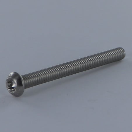 1 x Metalen schroeven kop bollig TORX T50 M10X100 volledige draad RVS A2