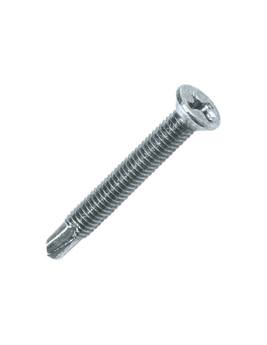1 x Zelfborende schroef PVC metalen gefreesde...