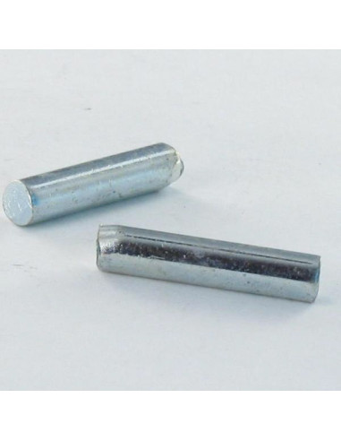 1 x As glad 8X37 Wit verzinkt staal CHANF 2EXTR