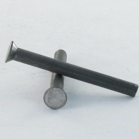 1 x Massieve klinknagel gefreesde kop 3X8 Ruw staal