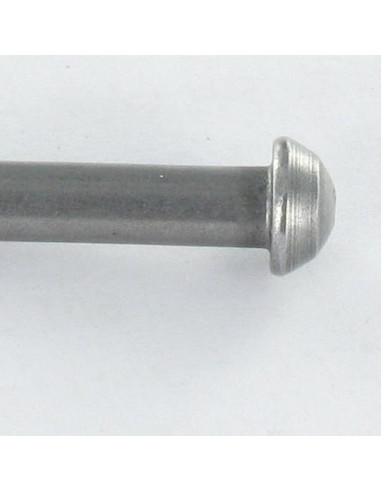 1 x Massieve klinknagel ronde kop 6X14 Ruw staal