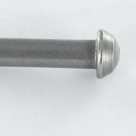 1 x Massieve klinknagel ronde kop 6X14 Ruw staal