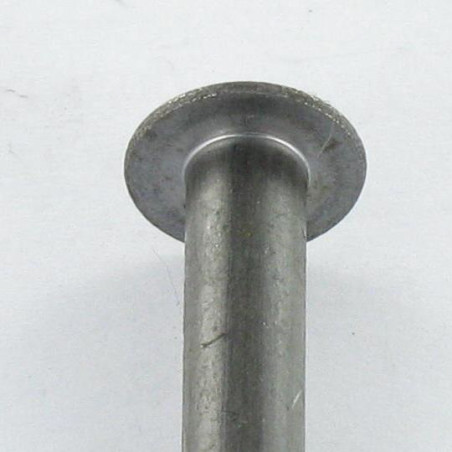 1 x Massieve klinknagel Bolkop / ronde kop 5x8 Ruw staal