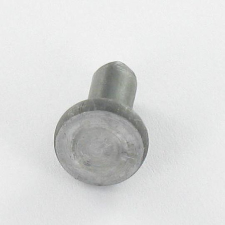 1 x Massieve klinknagel platte kop 5X10 kopdiameter 10 K 2,5 Ruw staal