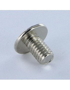 Schroeven Bolkop breed rond Pozi met split M6X10 Nikkelstaal 2