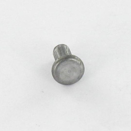 1 x Massieve klinknagel platte kop 4,5 x 7,3 Ruw staal