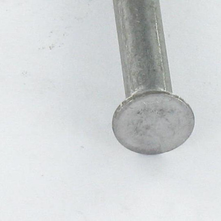 1 x Massieve klinknagel gefreesde kop 6X12 Ruw staal