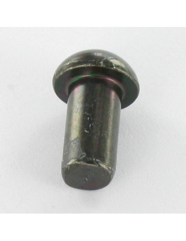 1 x Massieve klinknagel ronde kop 6X25 Zwart...