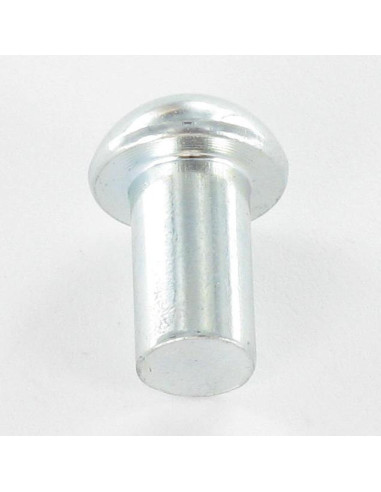 1 x Massieve klinknagel ronde kop 12X18 Wit...