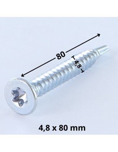 1 x Zelfborende schroef gefreesde kop TORX T25...