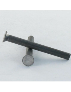 Massieve klinknagel gefreesde kop 6X17 Ruw staal