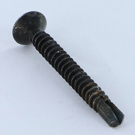 1 x Zelfborende schroef gefreesde kop TORX T25 5,5X50 Zwart gegalvaniseerd staal