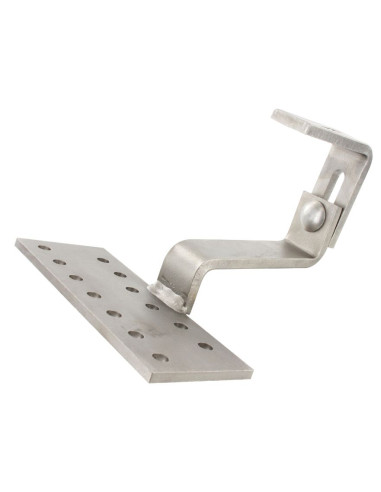 1 x Haak voor zonnepaneel 180x70x6 /8 RVS A2
