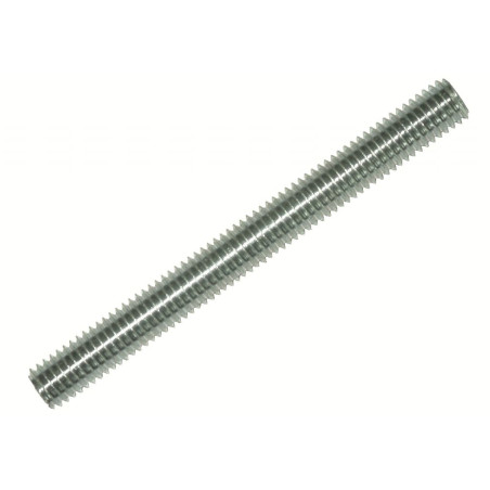 1 x Draadstang M16 lengte 2 meter Klasse 8.8 Wit verzinkt staal