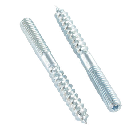 1 x Tapeind uitlaatspruitstuk Fischer STST TORX T25 Wit verzinkt staal 10X140