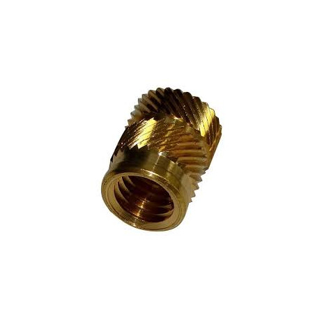 1 x Insert zonder kop SONICFIX Messing M3X5.7