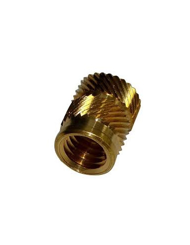 1 x Insert zonder kop SONICFIX Messing M6X12.7