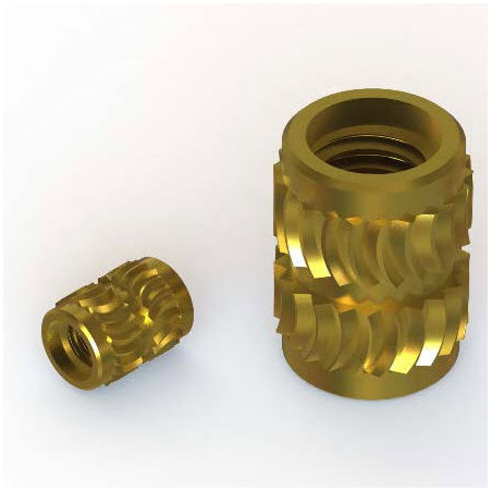 1 x Insert zonder kop HEATFIX Messing M3X5.8