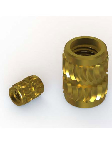 1 x Insert zonder kop HEATFIX Messing M6X9.5