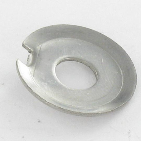 1 x Borgring met uitwendige nok RVS A2 19x40x1,2 Type F 6.5