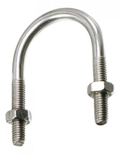 Kabelklem RVS A2 ronde bodem to Buis voor 77 draad M8/28